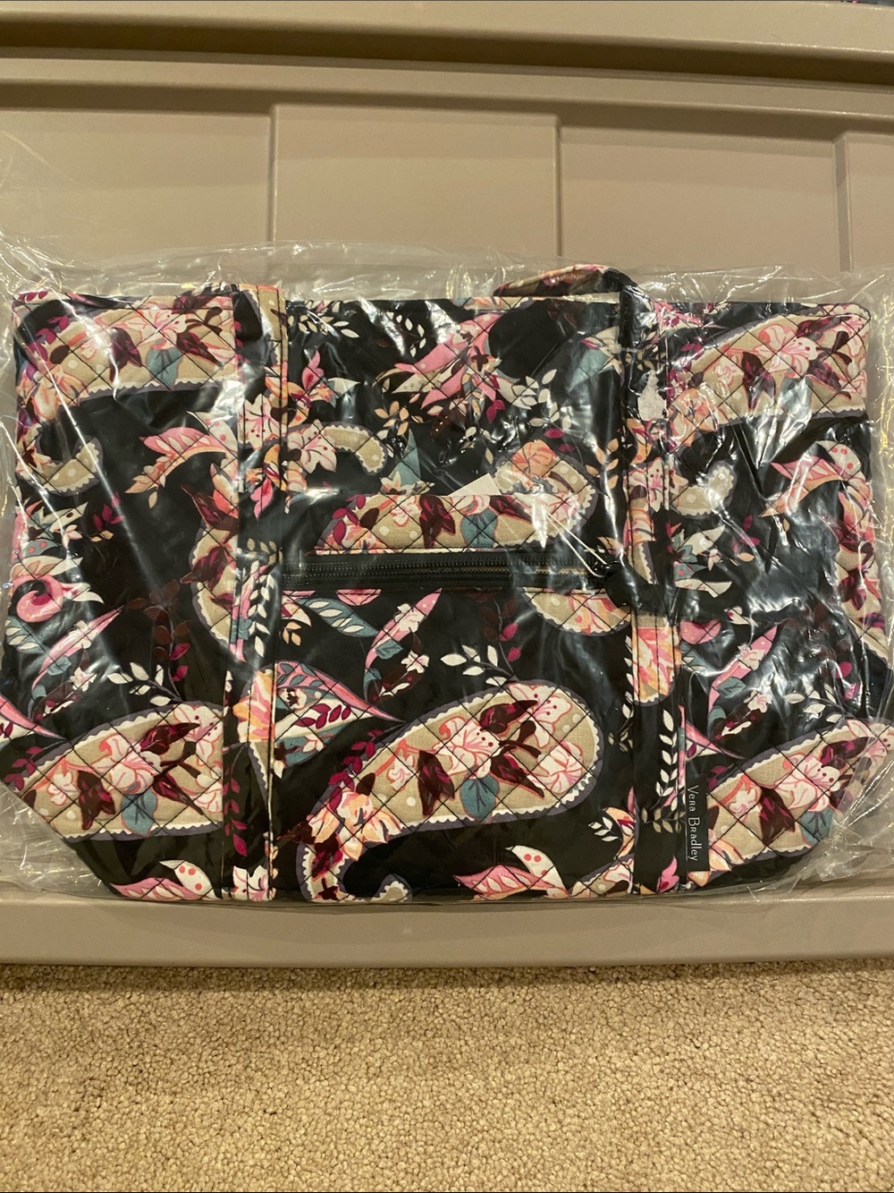 Vera Bradley Small Vera Tote NWT Botanical Paisley